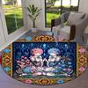 Re Zero Round Area Rug Carpet Rug For Living Room Bedroom Sofa Playroom Decor Nonslip Floor Mat