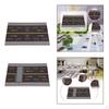 1/64 Highway Parking Lot Model Layout Diorama Anti-slip Mat Background Diecast Car Track Scene