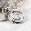 1/12 Dollhouse Miniature Imitated Stainless Steel Casserole Kitchen Cookware