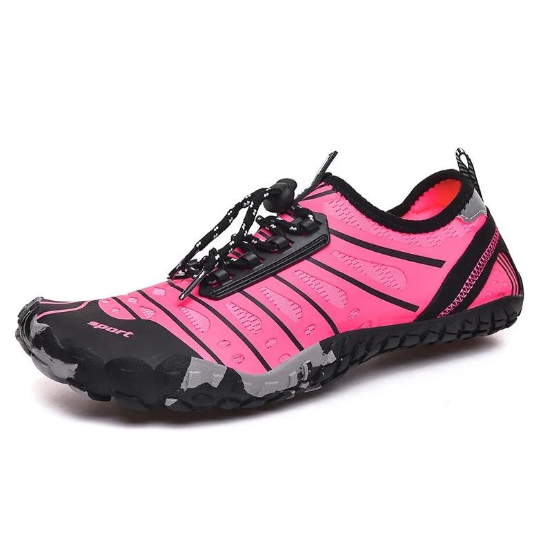 Fashion Barefoot Shoes Men Walking Fivefinger Men Summer Water Woman Swimming Outdoor Non-slip Durable Trekking Shoes Wading Sneakers