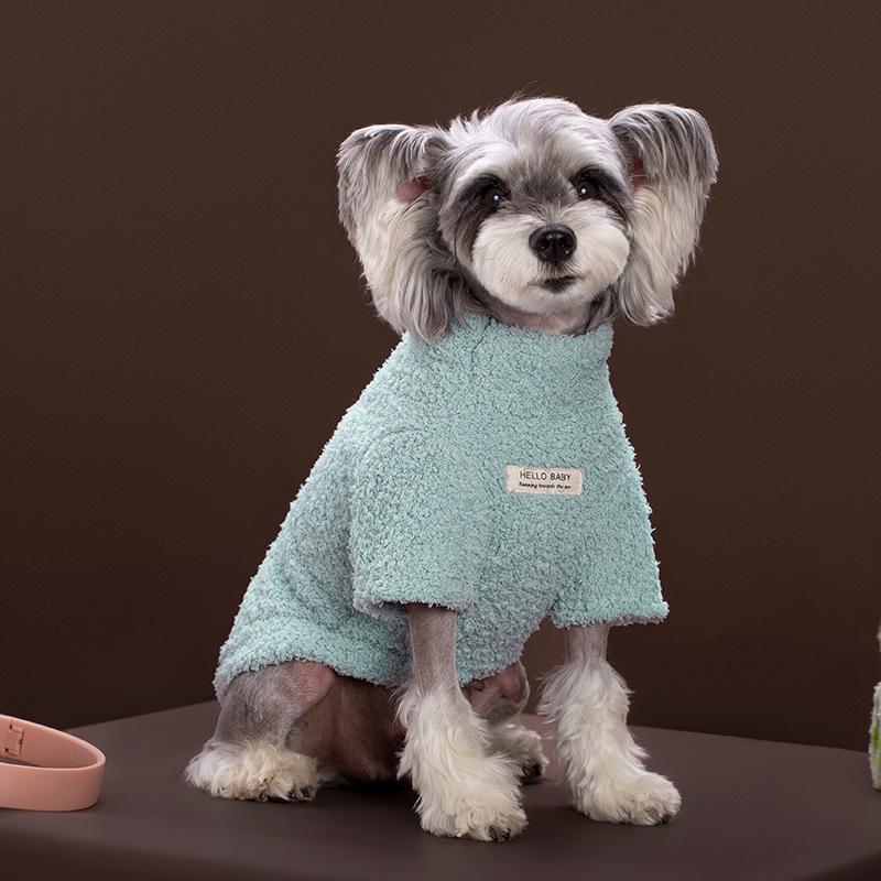 Autumn & Winter Warm Dog & Cat Clothing for Small, Medium, Large Pets - New Year Teddy Outfit.