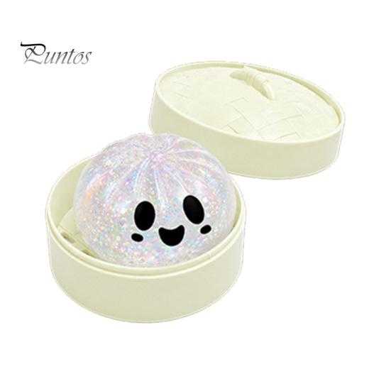 Relaxation Squeeze Ball Halloween Dumpling Toy, Pumpkin Ghost Bat Steamed Bun Sensory Toy Calming Fidget for Stress Relief, Party Favors