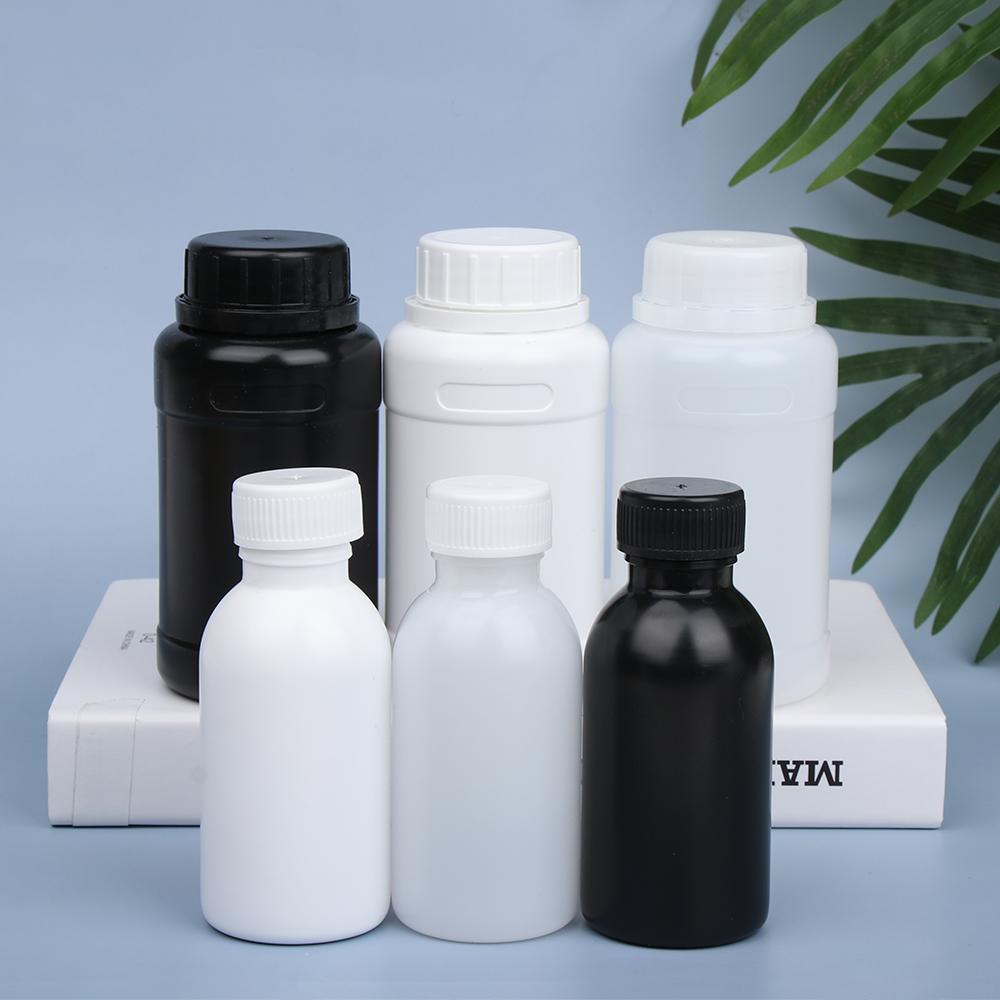 1 Stück 5/10/15/30/60/100/250ml Plastik PET Klar Leere Versiegelungsflasche Flüssigkeitsbehälter Reagenz Verpackung Aufbewahrungsglas Industriezubehör