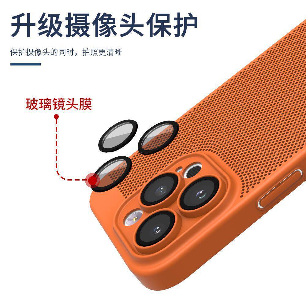 Applicable to iPhone11 protective case, the new heat dissipation comes with a lens film, ultra-thin matte and breathable women