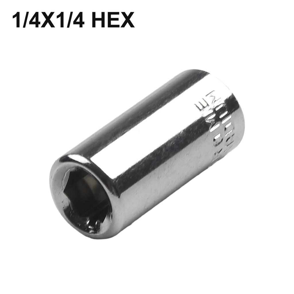 8 Types 1pc Impact Socket Adapter 1/2 To 1/4 1/4 3/8 Square Nut Quick Wrench Ratchet Adapter Converter Hexagon Socket Tool Parts
