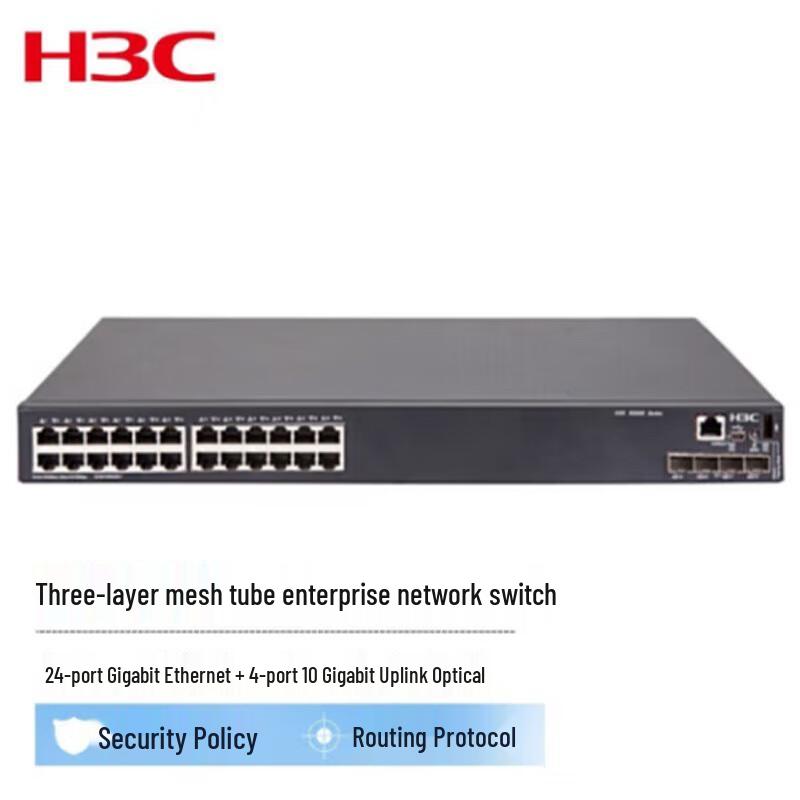 

H3C S5560X-30S-EI 24-Port Gigabit & 4-Port 10G Layer 3 Managed Core Switch