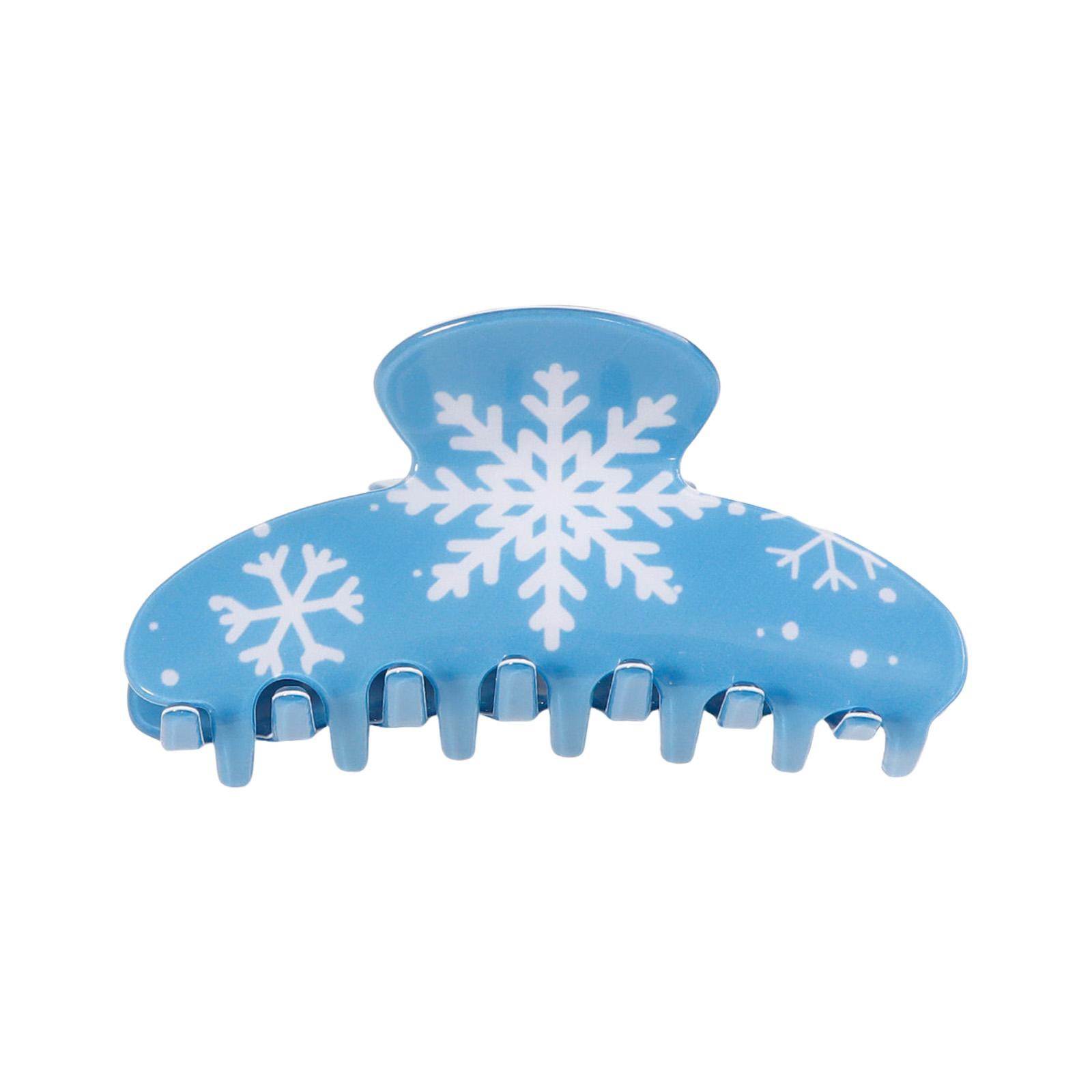 

Christmas Cat Snowflake Hair Claw Clip For Women Holiday Party Gift Festive Anti-Slip Hair Accessories For Thick Hair 10.4cm