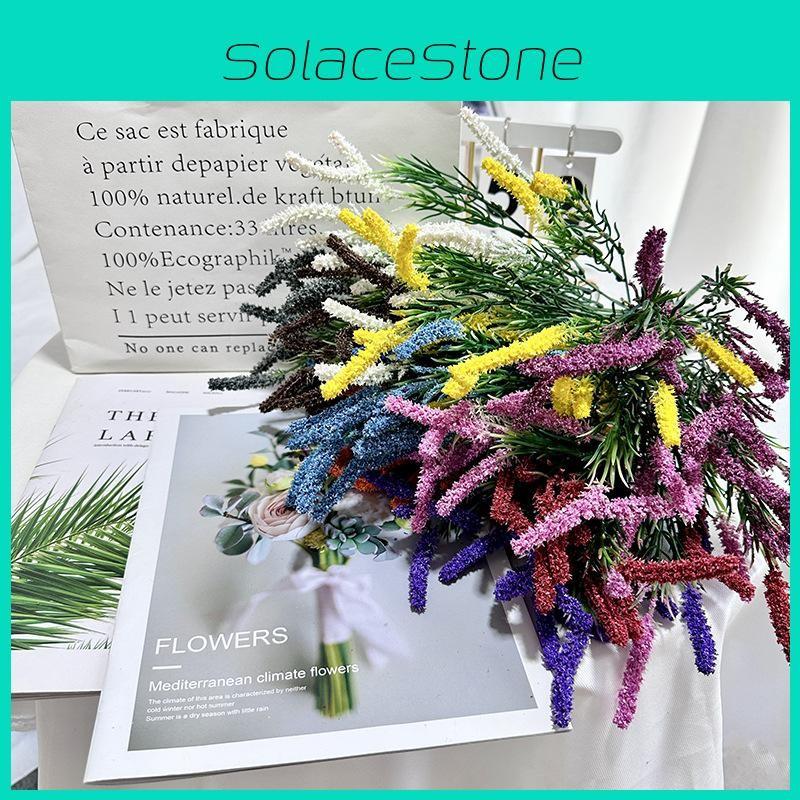 Simulated Lavender Bouquet Artificial Plastic Artificial Flower For Decor Indoor
