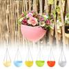 Durable Self-absorbing Hanging Basket Plastic Colorful Flower Pot Flowerpot Home Decor