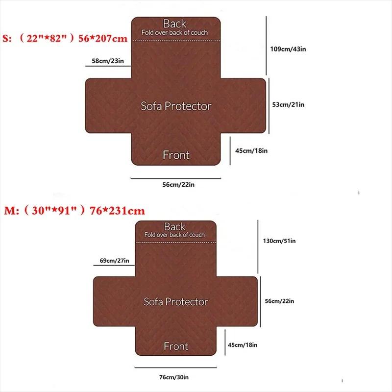 1 Stück Plüsch Liegesofa Matte Vier Jahreszeiten Universal Einfarbig Sofabezug Rutschfest Lazy Boy Relax Couch Überwurf Wohnzimmer