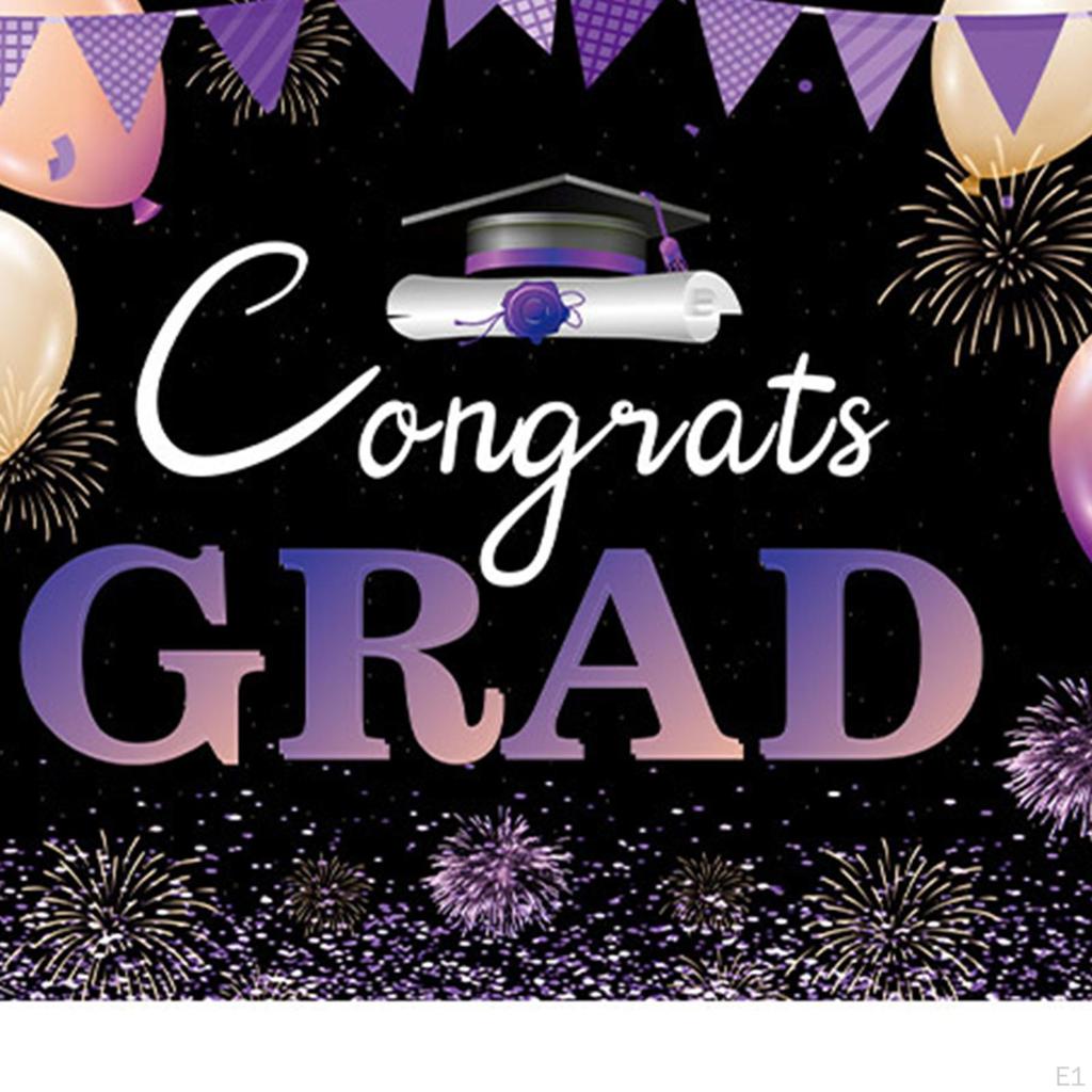 Abschluss-Hintergrund Fotografie-Hintergrund Dekorative Party-Banner Ornament Requisite