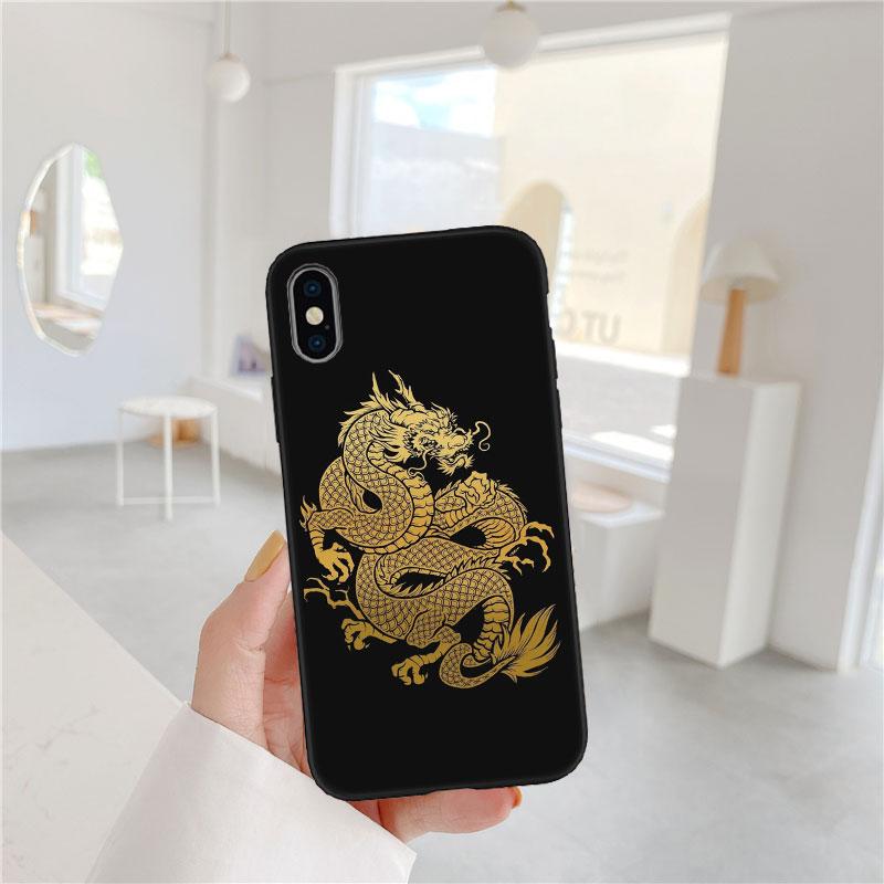 AQ28 Chinesischer Drache Weiche Hülle für Redmi Note 8 9 Pro Max 9S 9T 9C NFC 8T 8A S2 10A A4