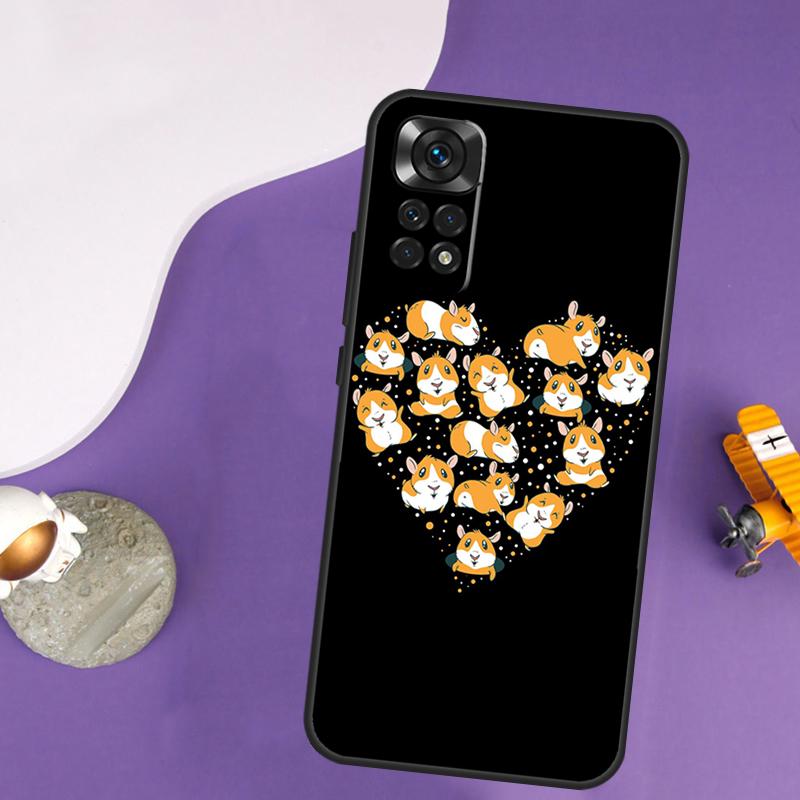 

Funny Guinea Pig Case For Xiaomi Redmi Note 14 13 Pro 12 9 10 11 Pro 10S 11S 12S Redmi 14C 13C 10C 12C Cover Redmi Note 9