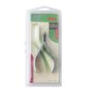 EasyCut D-03 Silver Stainless Steel Cuticle Nippers - Manicure Pliers for Nail and Hangnail Care