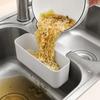 Swan Strainer Drying Storage Basket Sponge Holder Sink Organizer Drain Rack Corner Shelf