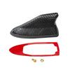 Shark Fin Antenna Universal Car Radio FM/AM Signal Amplifier Decorative Roof Aerial Base Sticker for SUV Sedan Auto Tuning
