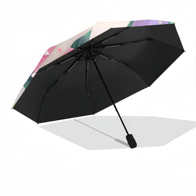 1pc Unicorn Fantasy Garden Folding Umbrella, Durable, Suitable for Outdoor Activities or Rain, Suitable for Commuting Yy251027126