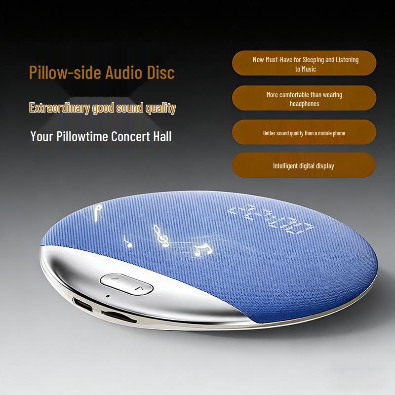 S3 Smart Sleep Pillow Bluetooth Speaker with Digital Display and Long Battery Life