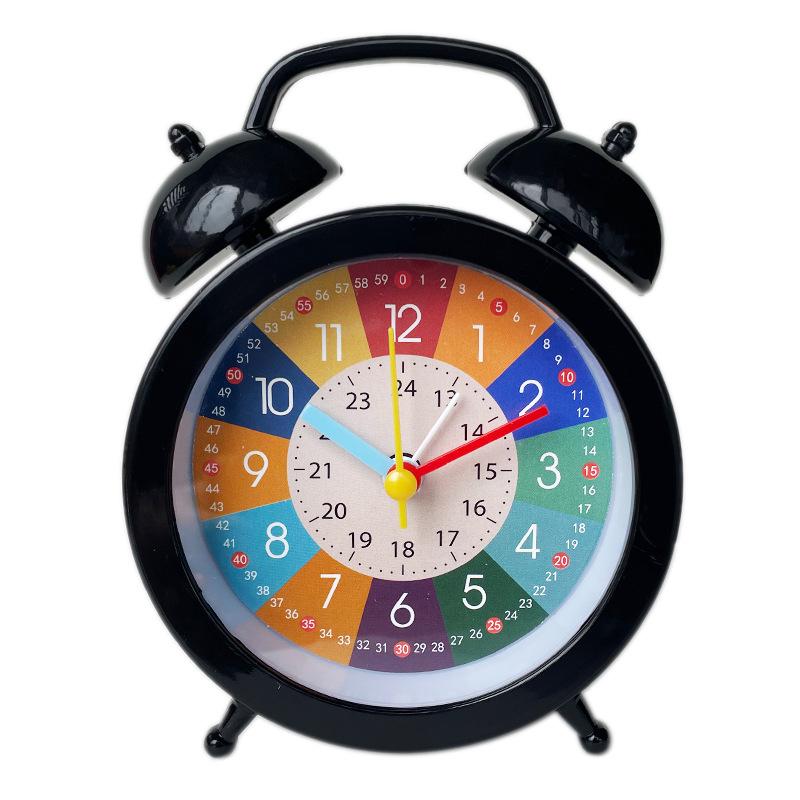 Tichý plastový budík pro děti: Ideální pro vzdělávání v raném dětství, ideální společník u postele pro chlapce i dívky.