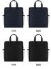Waterproof Oxford Cloth A4 Document Tote Bag with Double Layers for Conference and Study