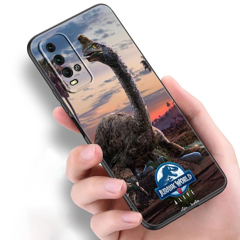 World Jurassic Park Silicone Phone Case For Xiaomi Redmi Note 11 10 9 8 Pro 11T 10T 10S 9S 8T 9 9A 9C 9T Black Soft Cover Coque