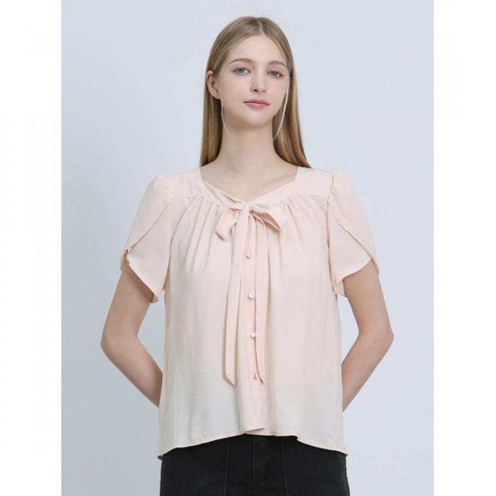 CreSSon Women S Ruffle Fit Ribbon blouSe Nk CreSSon 0001