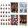 Christmas Blind Box Countdown Calendar With Acrylic Rooster Ornaments For Holiday Decor And Gift Giving