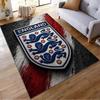 "England Three Lions Badge Non-slip Rug Suitable for Living Room and Bedroom Sofas"