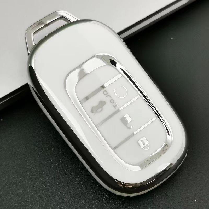 New Soft Tpu Car Case Cover Protective Case For Honda Civic Accord Hr-V Cr-V Crv    5Buttons Car Key Bag Accessories