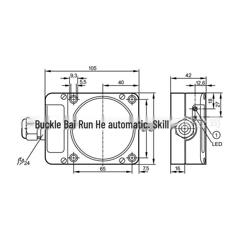 KD501A ifm Capacitive Proximity Switch, Robust Rectangular Housing, New Original, In Stock. KD501A