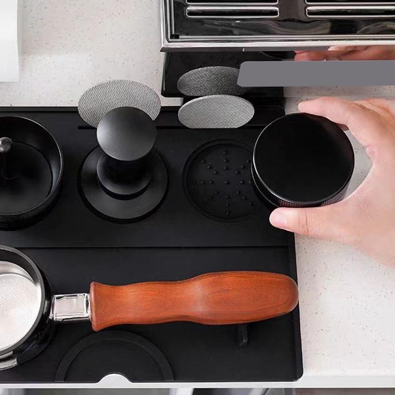 Mata do ubijania espresso Silikonowa Antypoślizgowa Podkładka Uchwyt Poduszka do Prasy do Kawy Narzędzie Akcesorium do Kawy Mata Stacja do Ubijania Do Domu Kawiarni