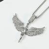 New Angel Goddess Wings Zircon Pendant Necklace For Women Men Trend Elegant Choker Neck Chain Jewelry Hip Hop Gift Party 2026