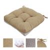 Thick Square Chair Cushion Features Nonslip Base Ideal For Home Offices And Restaurant Seatings