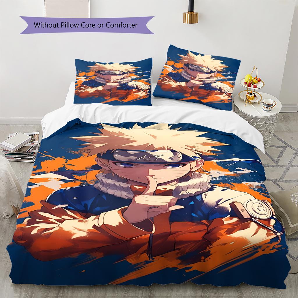 Set Copripiumino Trapuntato con Fantasia Cartone Animato Federa Decorazione per la Casa Regalo di Compleanno (1 * copripiumino + 2 * federa, senza nucleo)