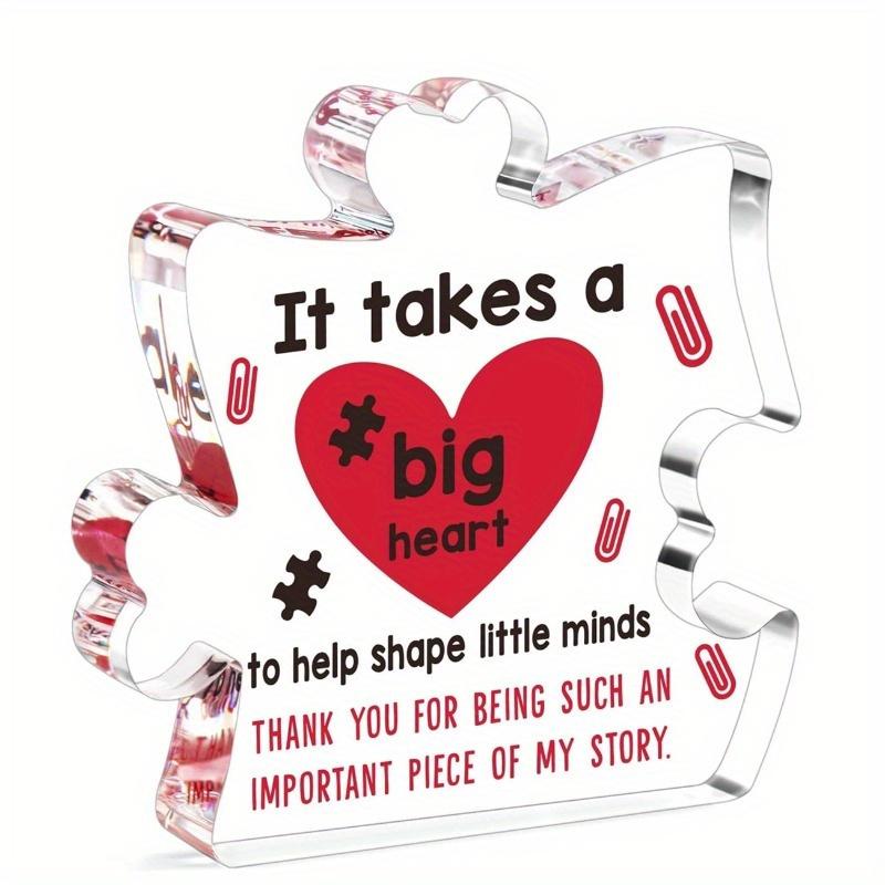 

Лучший знак признательности учителю - Искренний подарок на стол для педагогов чистый