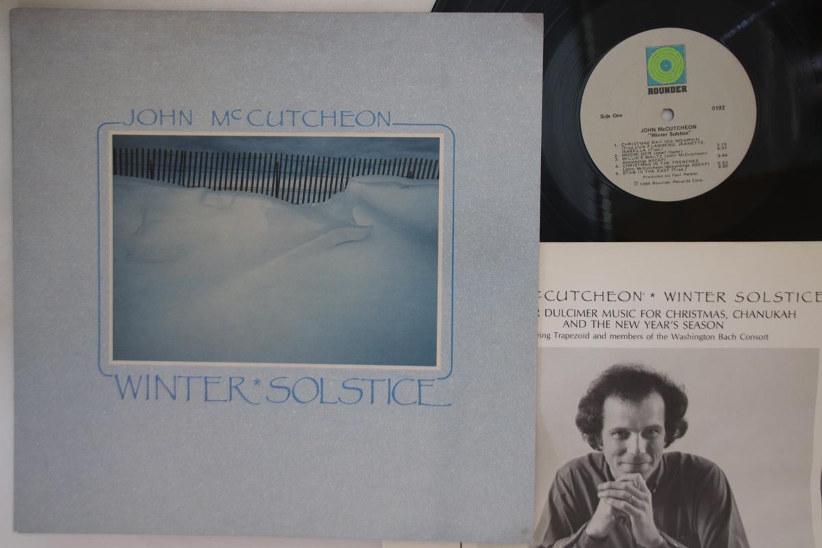 

LP Record JOHN MCCUTCHEON - Winter Solstice 0192 ROUNDER 1984 US Folk Used