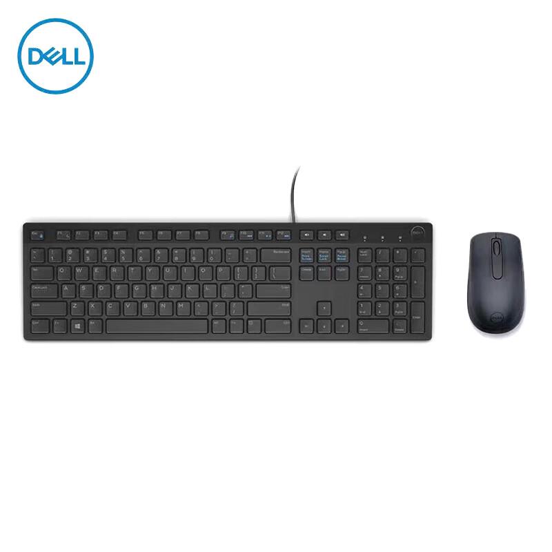 Dell KB216 Wired Keyboard and WM118 Wireless Mouse Combo