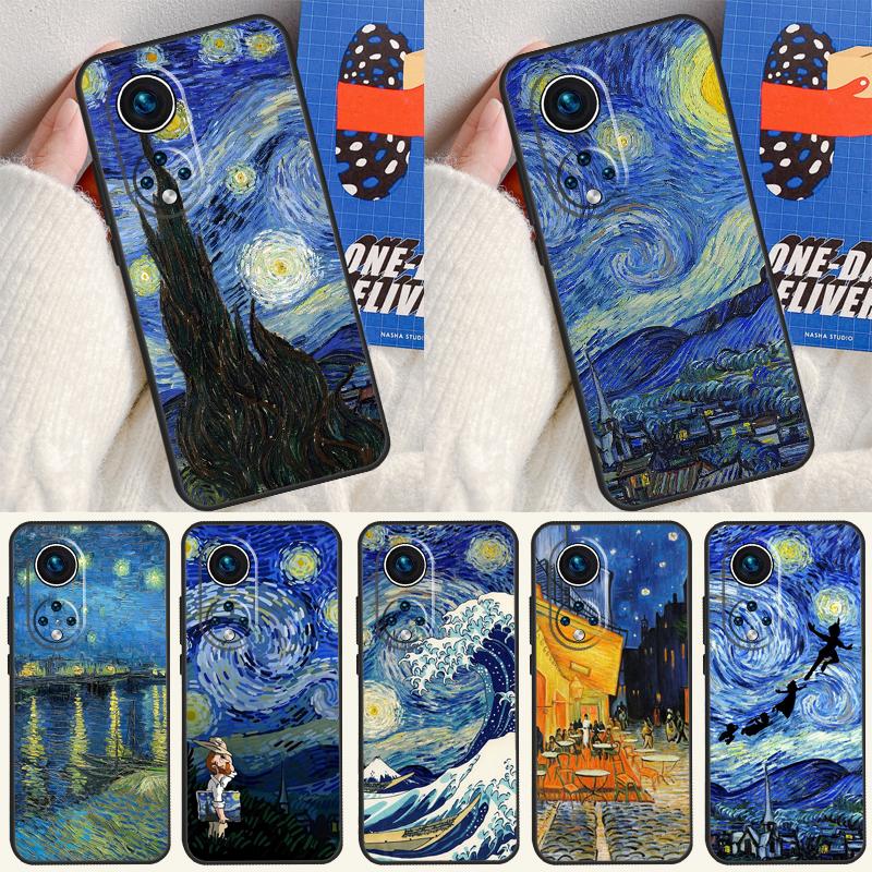 Van Gogh Starry Sky Case For Honor Magic 7 Lite 5 6 Pro Honor X9a X8a X8 X9 X8b X9c X9b 50 70 90 200 Lite Cover