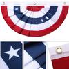 American Pleated Fan Flag, American US Bunting Flag Patriotic Stars