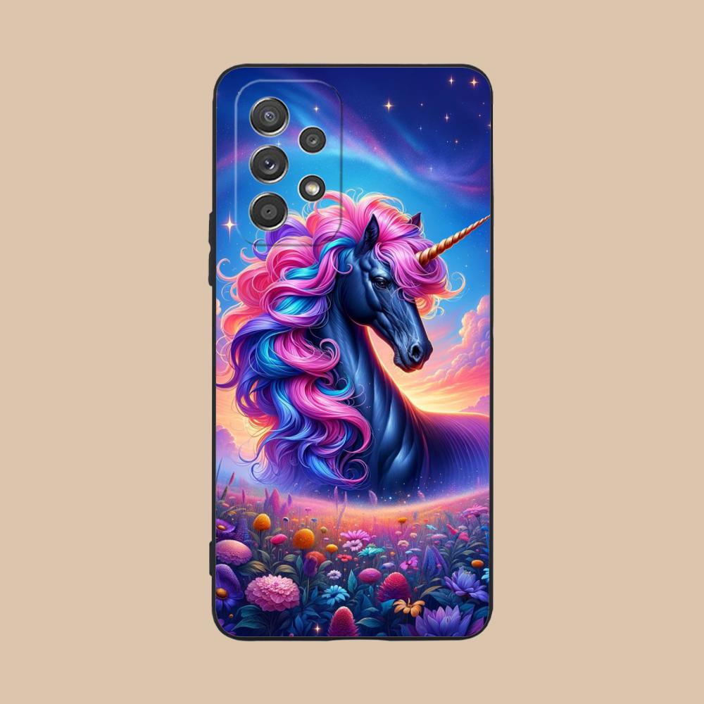 

Fantasy Unicorn Mobile Phone Case for Samsung Galaxy A56 55 54 53 52 51 36 35 34 23 16 15 5G Colorful Cover Pretty Luxury Cover Galaxy A16