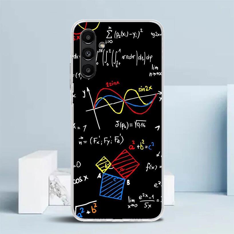 Physics Chemical Mathematics Phone Case For Samsung Galaxy A17 A37 A57 A16 A15 A14 A13 A56 A55 A54 A53 A36 A35 A34 A33 A26 A25 A