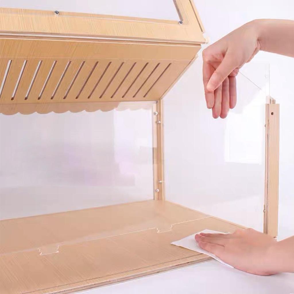 Hamster Nesting Villa Exercise Toy Play Habitat Decoration Assemble Mice Rat Wood for