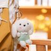 Cute Long Ears Dog Keychain Cartoon Plush Girls Kid Backpack Doll Decoration
