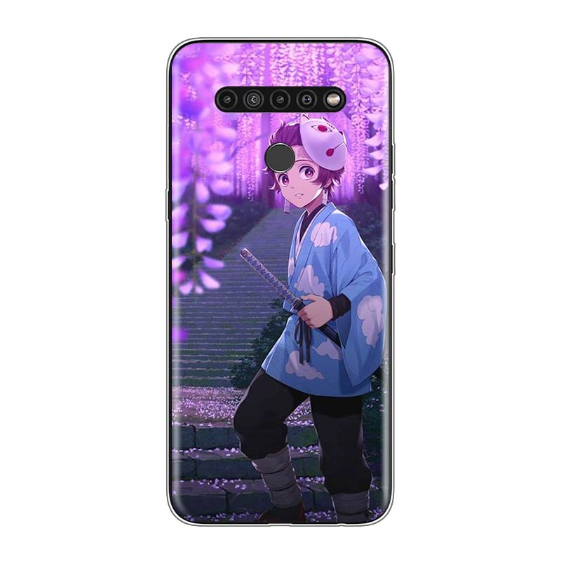 Demon Slayer Kimetsu No Yaiba For LG V60 V50S V50 G8X G8S G8 G7 ThinQ 5G K61 K51S K41S K30 K20 Q60 Q9 Soft Phone Case
