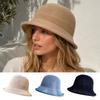 Thin Fisherman's Hats Knitted Sun Hat Fashion Women Bucket Hat  Outdoor Beach Vacation Wear