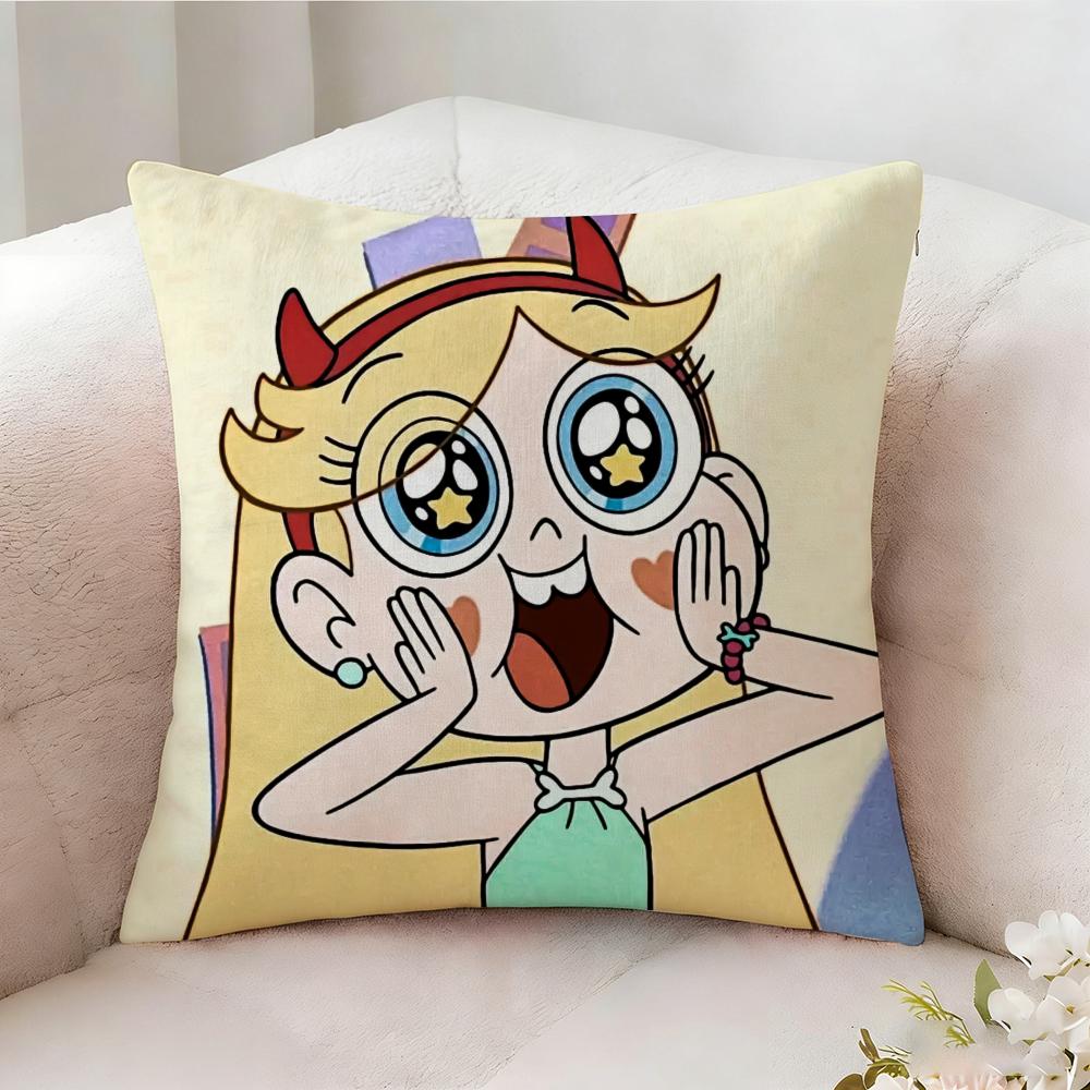 Star Vs The Fforces Of Evil Pillow Case Pillowcase Doublesided Printed Sofa Cushion Bedroom Headboard Pillow