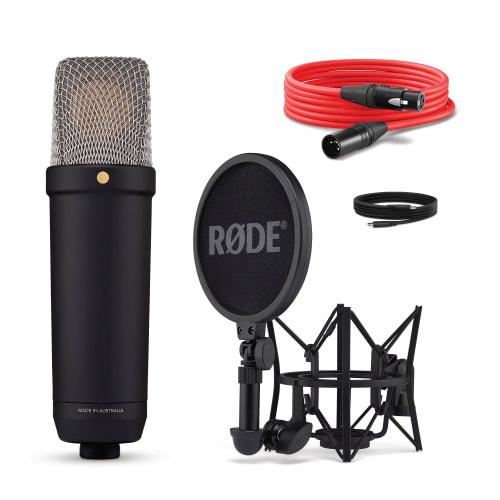 RODE Microphones NT1 (5th Generation) Condenser Microphone, Black, NT1GEN5B