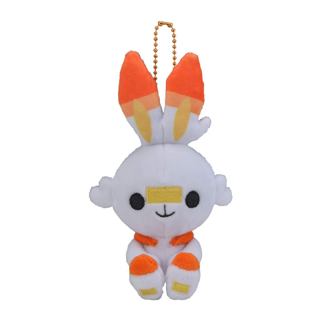 POKEMON Center Original Mochiri Mascot Pokemon Dolls Scorbunny X 7 X 5 X W X 13.5 (H D Cm)