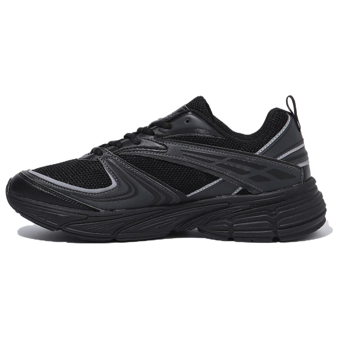 FILA Ray Mesh, Synthetic Leather Low top Casual Shoes Unisex Black 1RM02699F_001 270