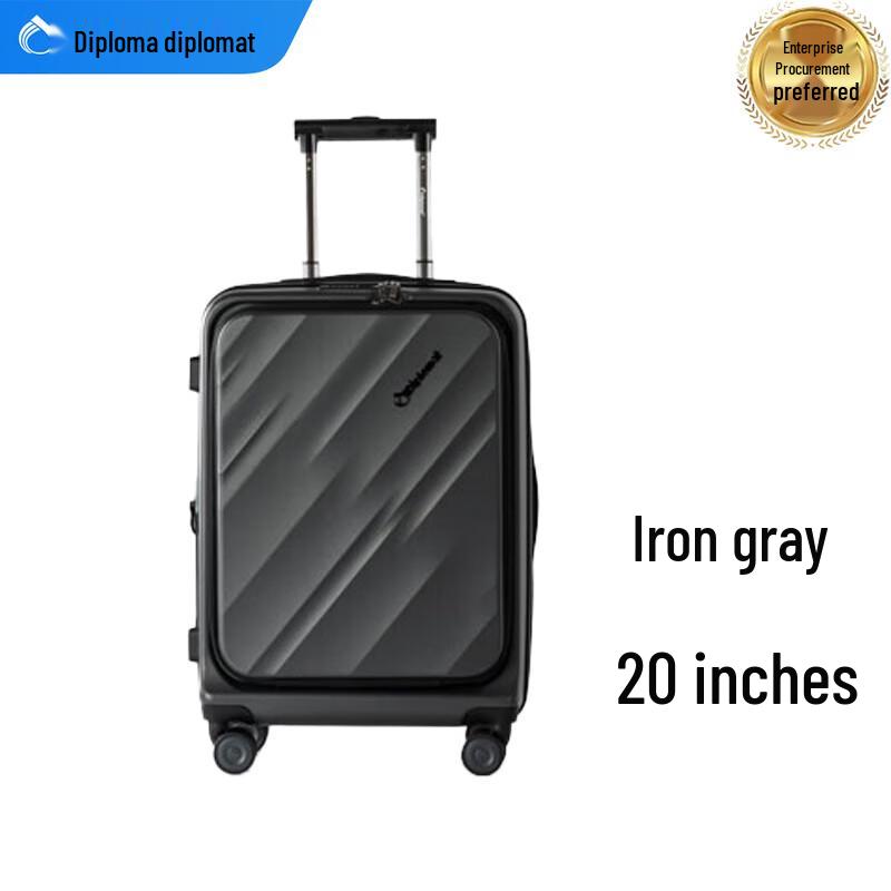 Diplomat 20-inch Hardside Spinner Carry-On Luggage 20-inch